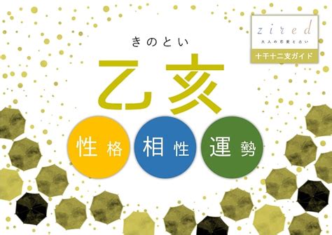 陰木性格|六十干支 乙亥（きのとい）について最低限知っておくべき4つの。